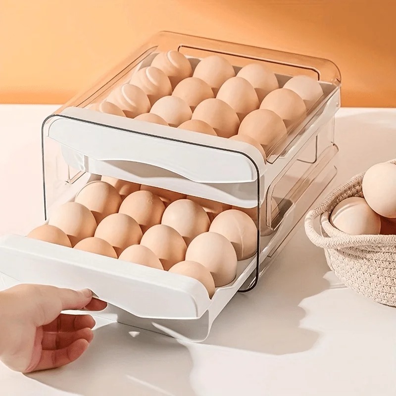 Kitchen Baking Tins - 주방용 계란 보관함 1개, 냉장고용 신선