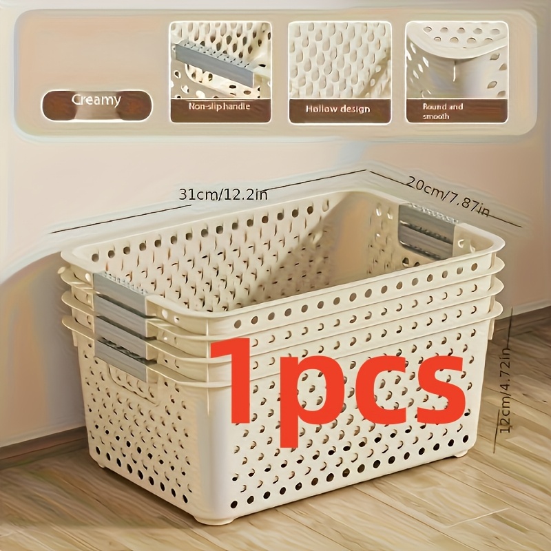 Kitchen Baking Tins - 대용량 플라스틱 수납함으로 개방형 그리드 디자인과