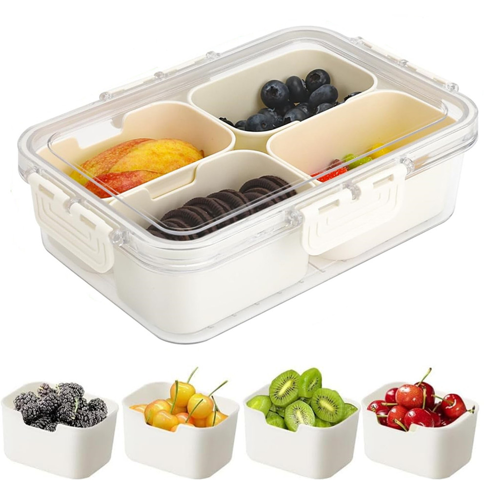 Kitchen Baking Tins - 휴대용 식품 보관함, 스낵 보관함, 뚜껑이
