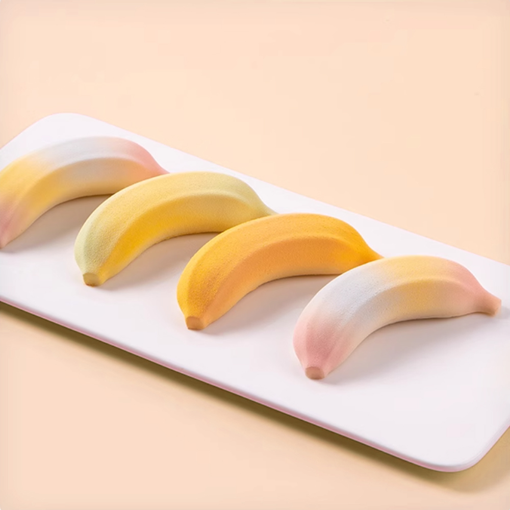 Kitchen Baking Gadgets - 6 또는 12 셀 바나나 디자인