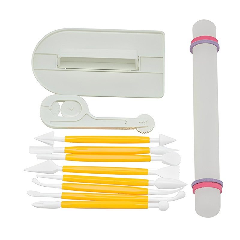 Fondant Smoother Set - 11개/세트 베이킹 도구 케이크 스크레이퍼 스무더