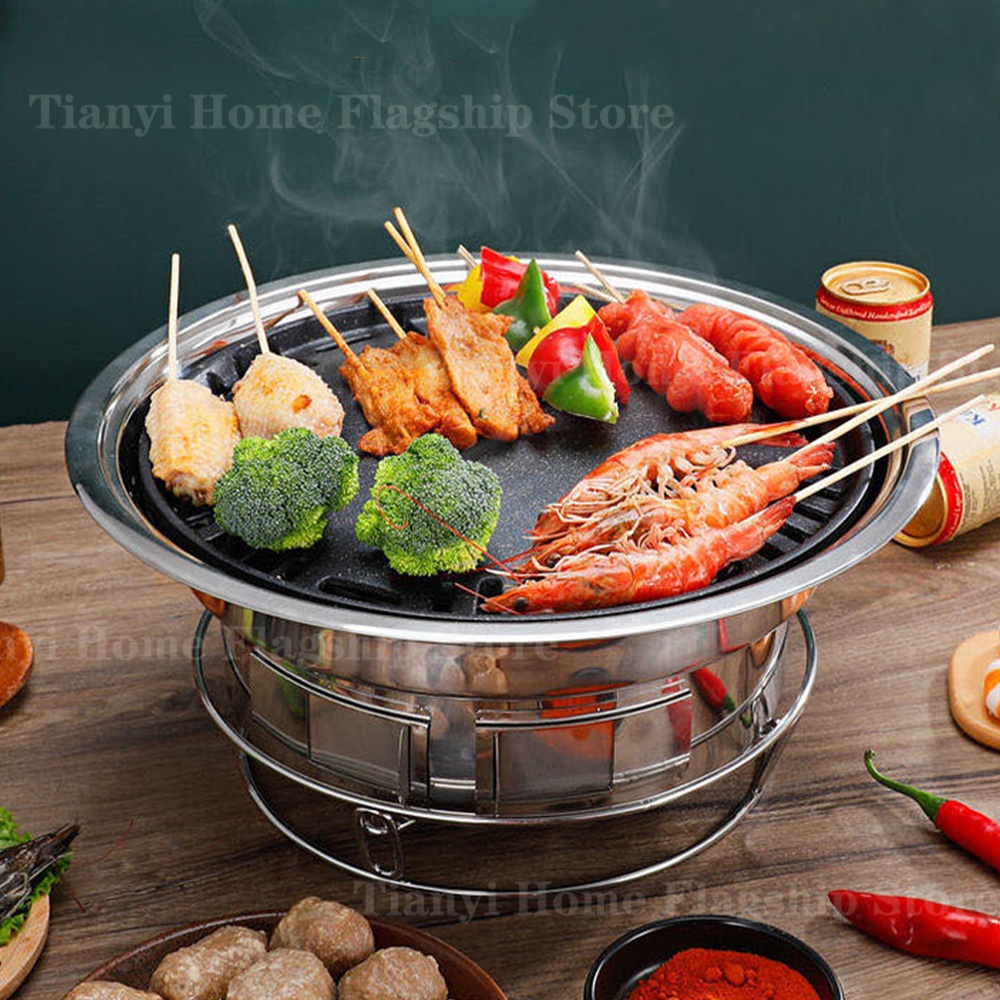 Kitchen Baking Tray Rack - 스테인리스 스틸 숯불 그릴 카본 스토브