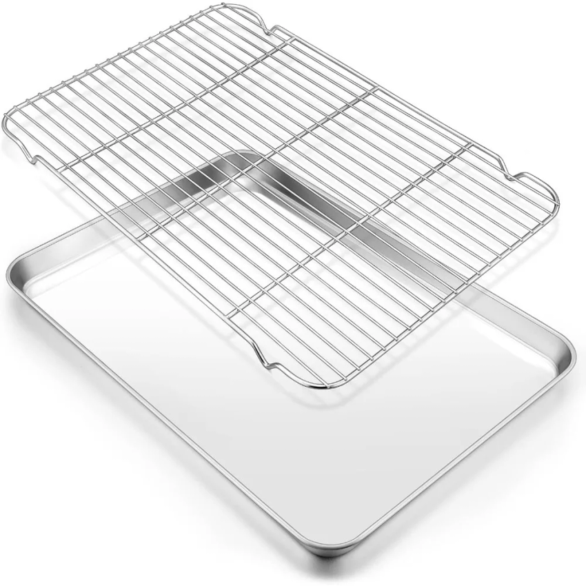 Kitchen Baking Tray Rack - 304 스테인리스 스틸 베이킹 트레이 세트,