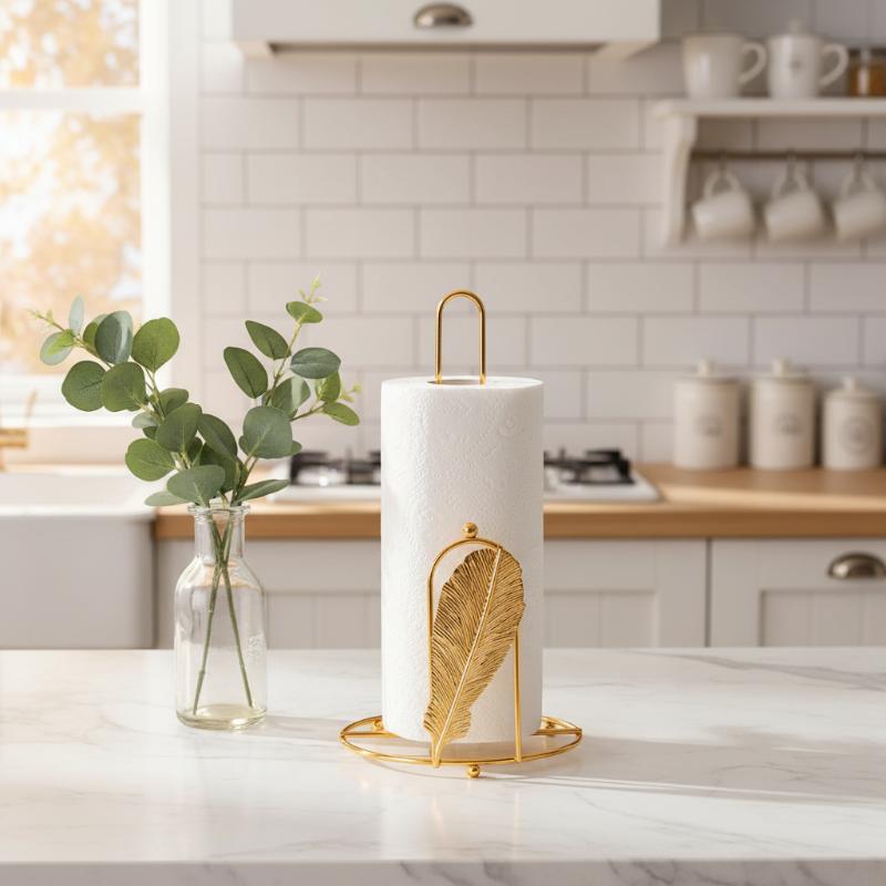 Kitchen Baking Paper Holder - # @레트로 아이언 트리 페이퍼 타월
