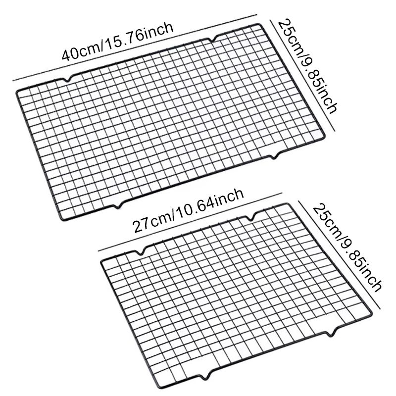 1/2pcs 케이크 냉각 랙 소형 대형 스테인레스 스틸 - Kitchen Baking Tray Rack 리뷰 및 가격
