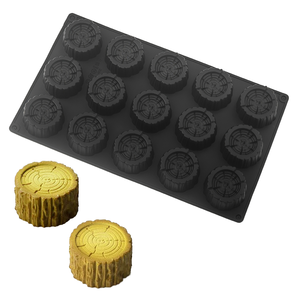 6 또는 15셀 원통형 스텀프 디자인 크리스마스 무스  - Kitchen Baking Gadgets 리뷰 및 가격