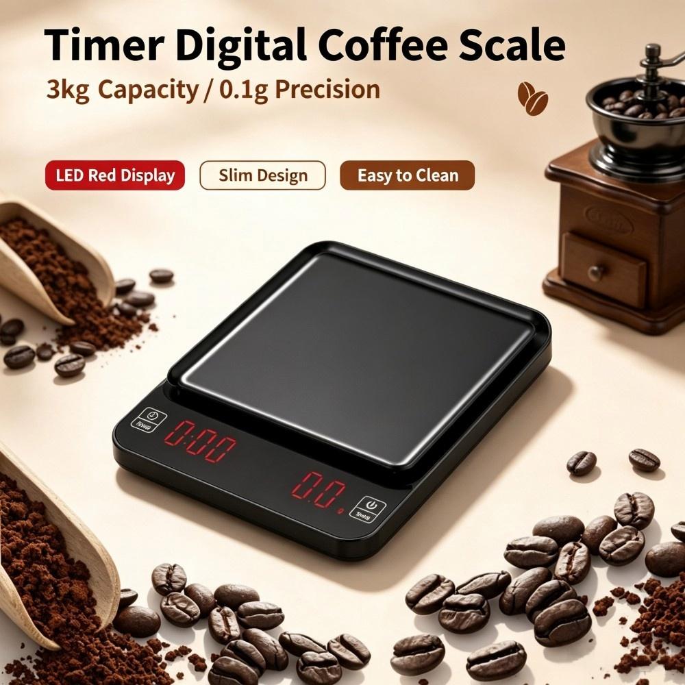 3kg/0.1g 고정밀 디지털 커피 저울, LED 휴대 - Baking In Kitchen 리뷰 및 가격