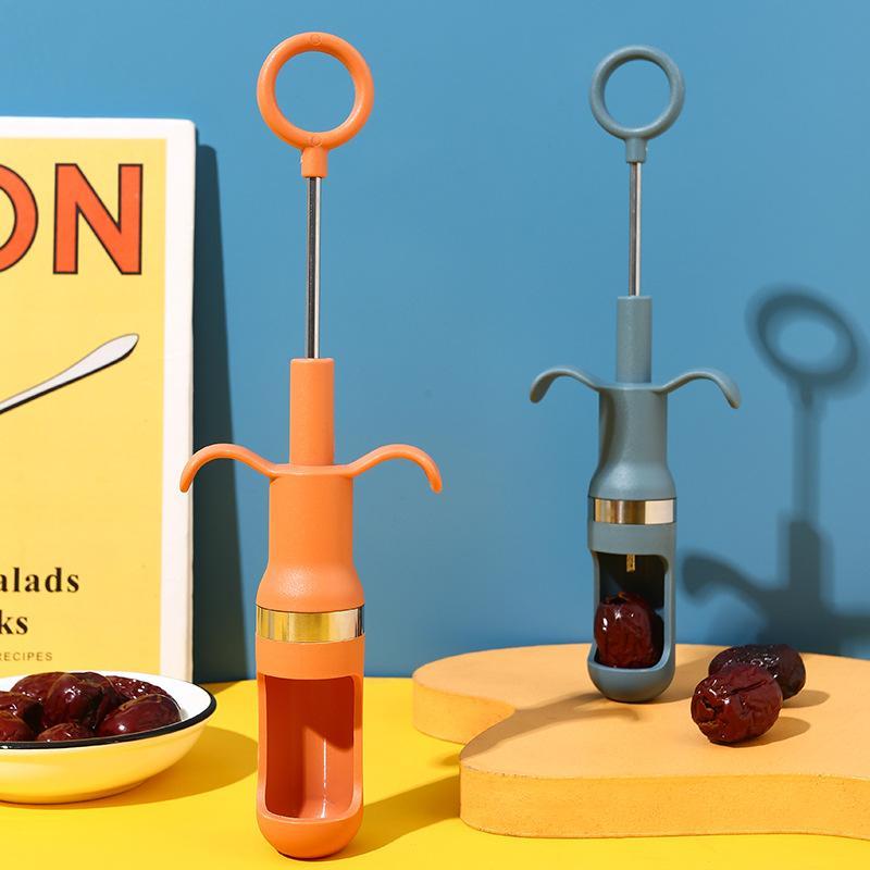 1초 체리 씨 제거기 스테인리스 스틸 붉은 대추 씨 제 - Kitchen Baking Gadgets 리뷰 및 가격