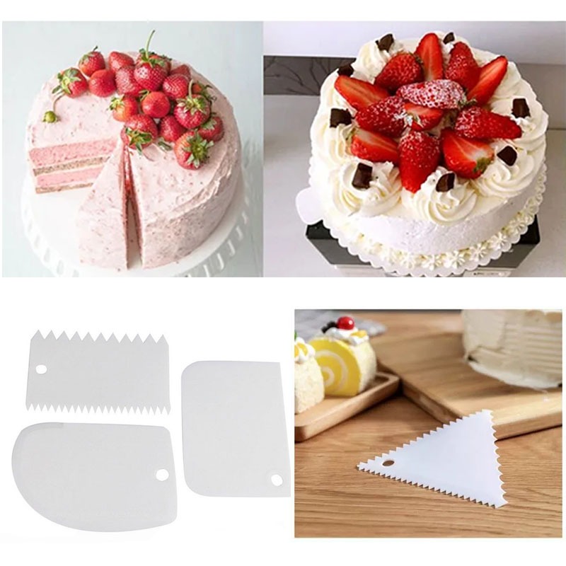 플라스틱 케이크 스크레이퍼 세트, 베이킹 아이스 스무더 - Fondant Smoother Set 리뷰 및 가격