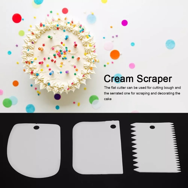 플라스틱 케이크 스크레이퍼 세트, 베이킹 아이스 스무더 - Fondant Smoother Set 리뷰 및 가격