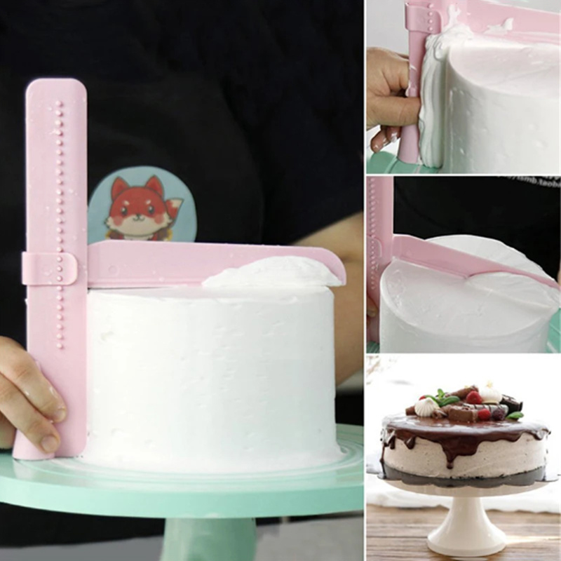 DIY 조절 가능한 스크리드 케이크 스크레이퍼 퐁당 스 - Fondant Smoother Set 리뷰 및 가격
