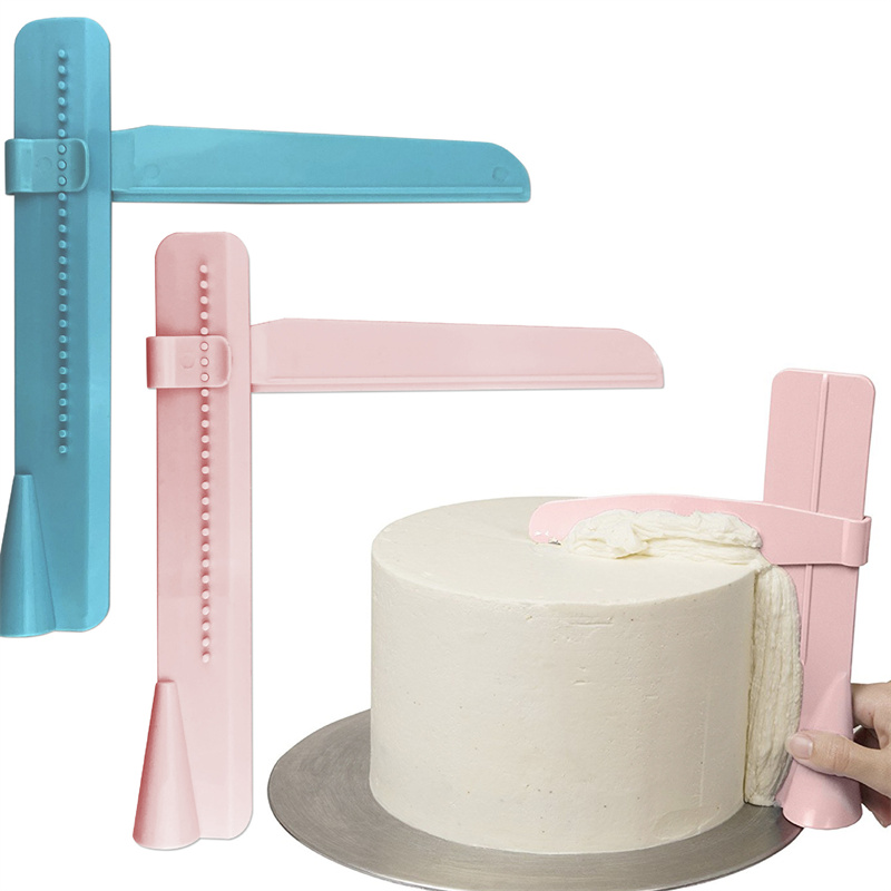 DIY 조절 가능한 스크리드 케이크 스크레이퍼 퐁당 스 - Fondant Smoother Set 리뷰 및 가격