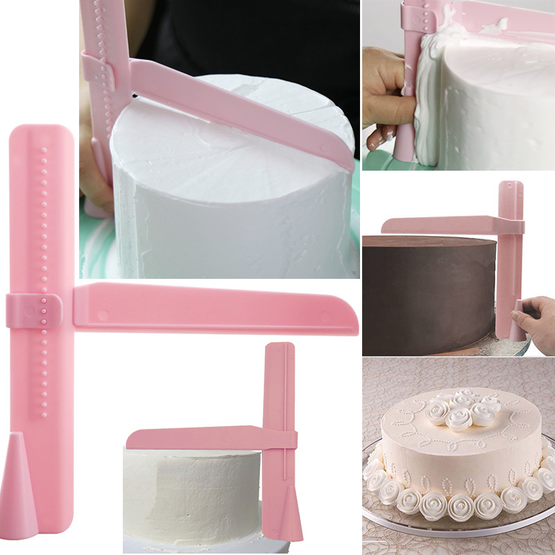케이크 스크레이퍼 매끄러운 조절 가능한 퐁당 주걱 케이 - Fondant Smoother Set 리뷰 및 가격
