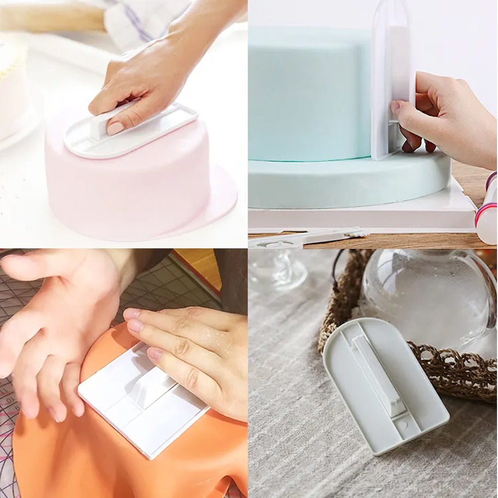 플라스틱 케이크 매끄러운 DIY 퐁당 케이크 매끄러운  - Fondant Smoother Set 리뷰 및 가격