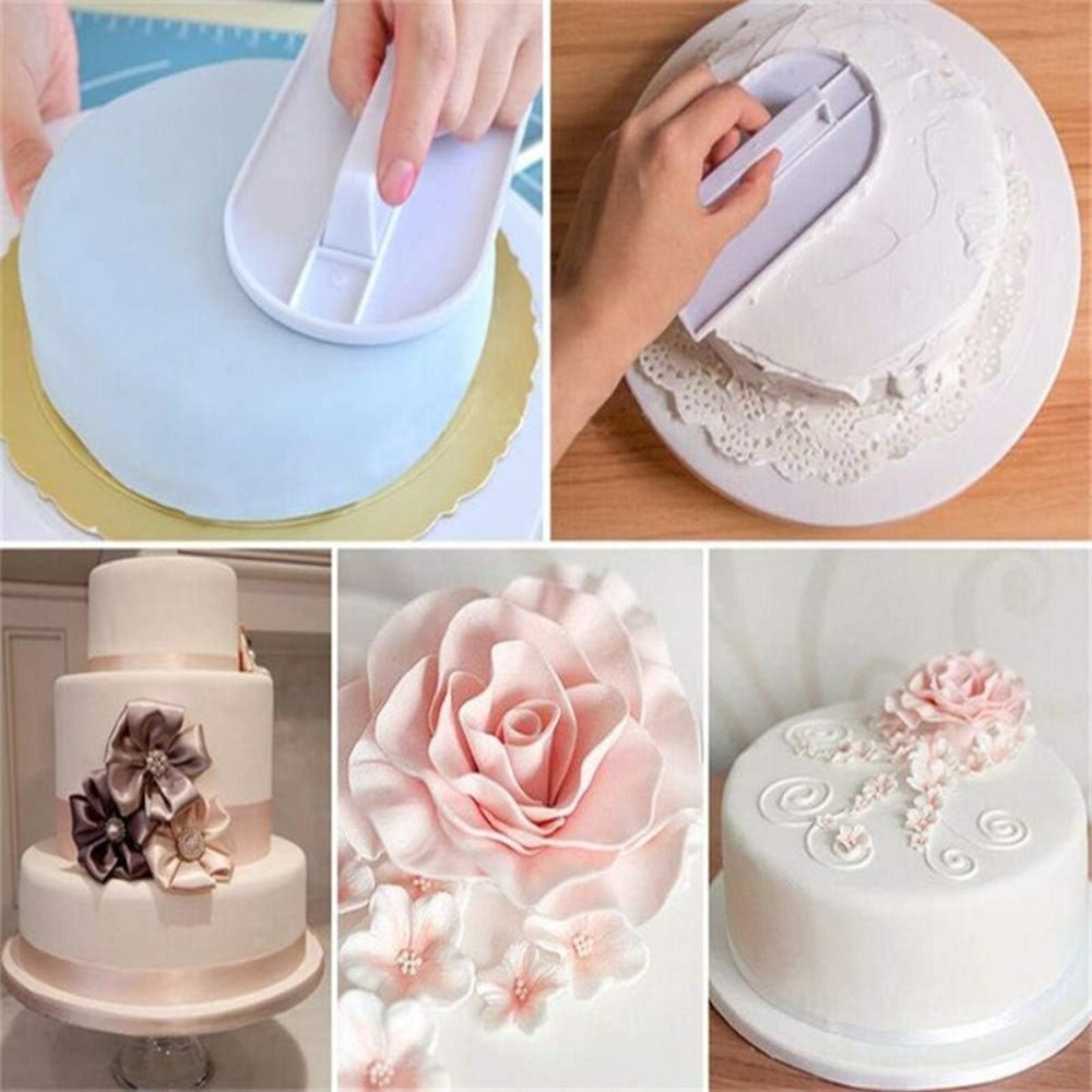플라스틱 케이크 매끄러운 DIY 퐁당 케이크 매끄러운  - Fondant Smoother Set 리뷰 및 가격