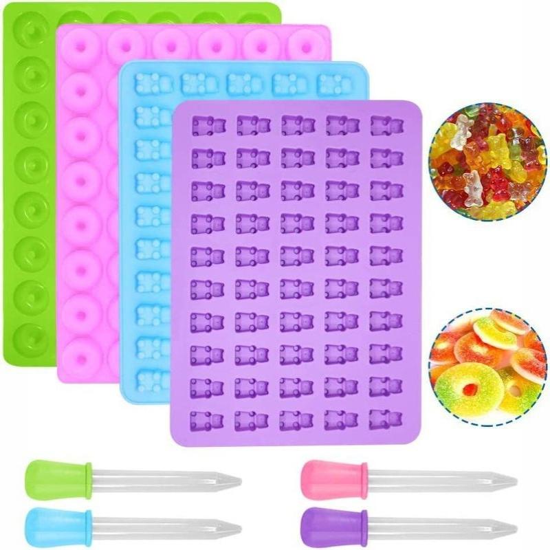 1개 캔디 젤리 트레이 몰드 키트, 2개 드롭퍼 세트가 - Kitchen Baking Tray Set 리뷰 및 가격