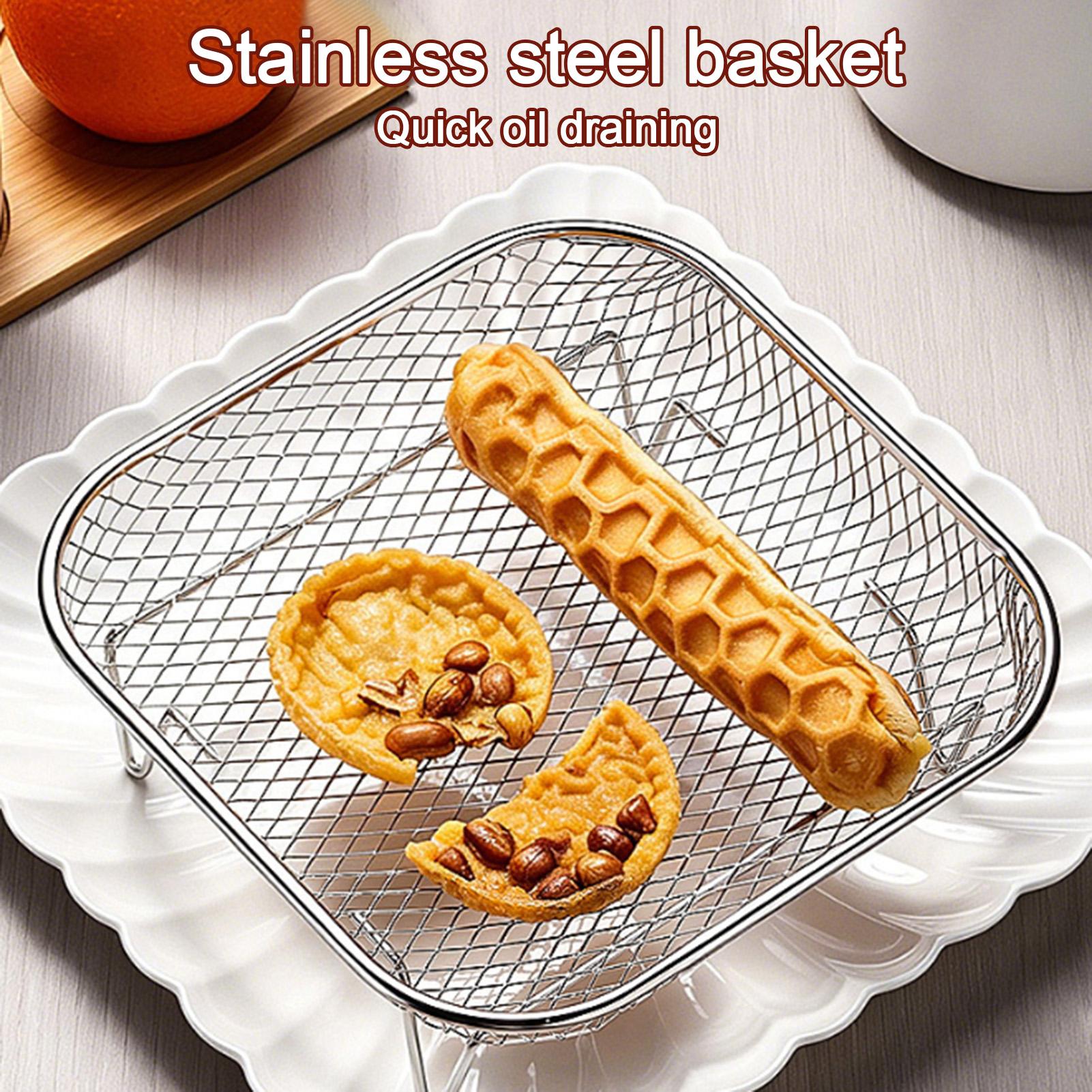 쌓을 수 있는 에어프라이어 그릴 랙 스테인리스 스틸 바 - Kitchen Baking Tray Rack 리뷰 및 가격
