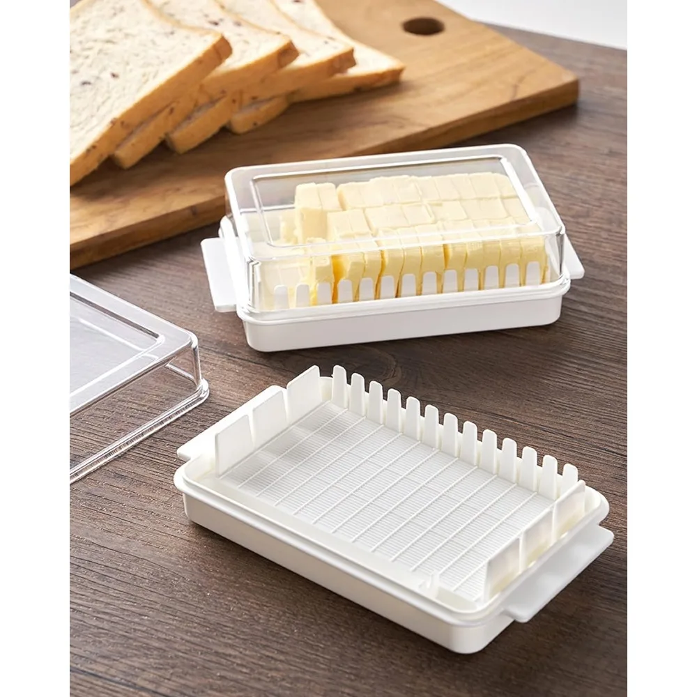 1pc 버터 접시 보관 상자 뚜껑 덮여 키퍼 플라스틱  - Kitchen Baking Tins 리뷰 및 가격