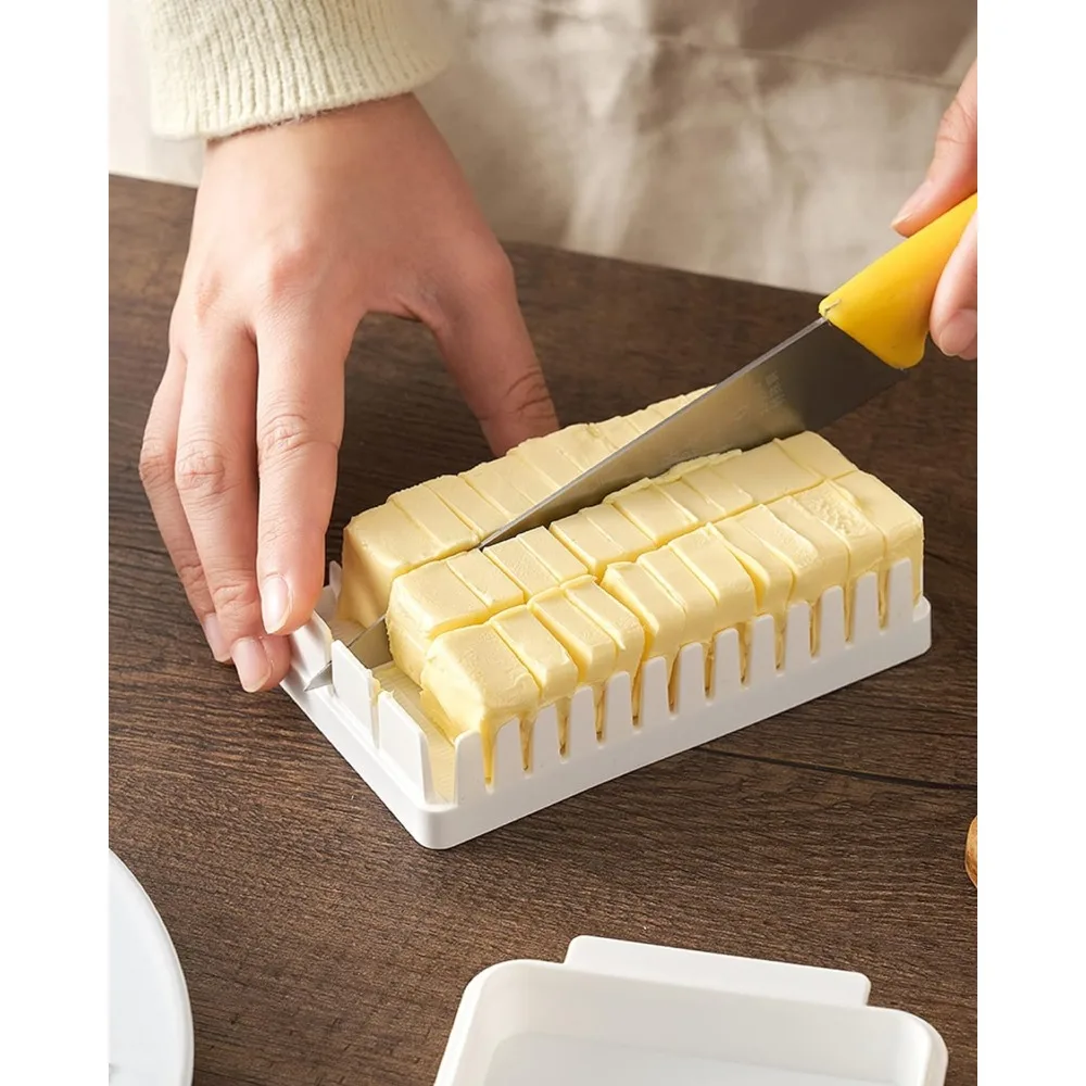 1pc 버터 접시 보관 상자 뚜껑 덮여 키퍼 플라스틱  - Kitchen Baking Tins 리뷰 및 가격