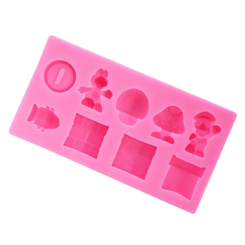3D 슈퍼 마리오 브라더스 케이크 몰드 만화 귀여운 애 - Kitchen Baking Gadgets 리뷰 및 가격