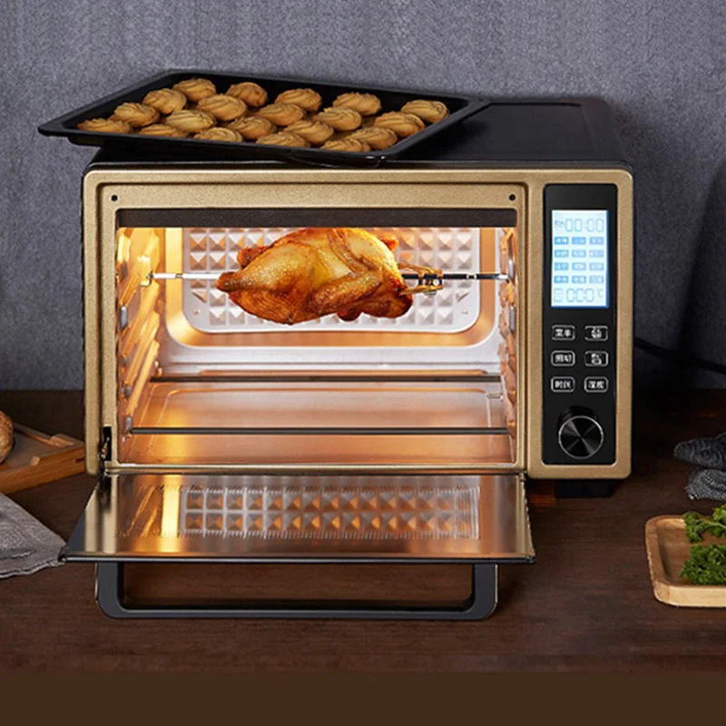 스테인레스 스틸 회전 에어 프라이어 포크 로스트 치킨  - Kitchen Baking Tray Rack 리뷰 및 가격