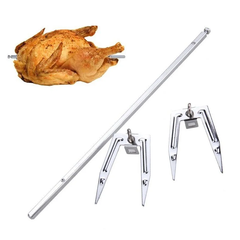 스테인레스 스틸 회전 에어 프라이어 포크 로스트 치킨  - Kitchen Baking Tray Rack 리뷰 및 가격