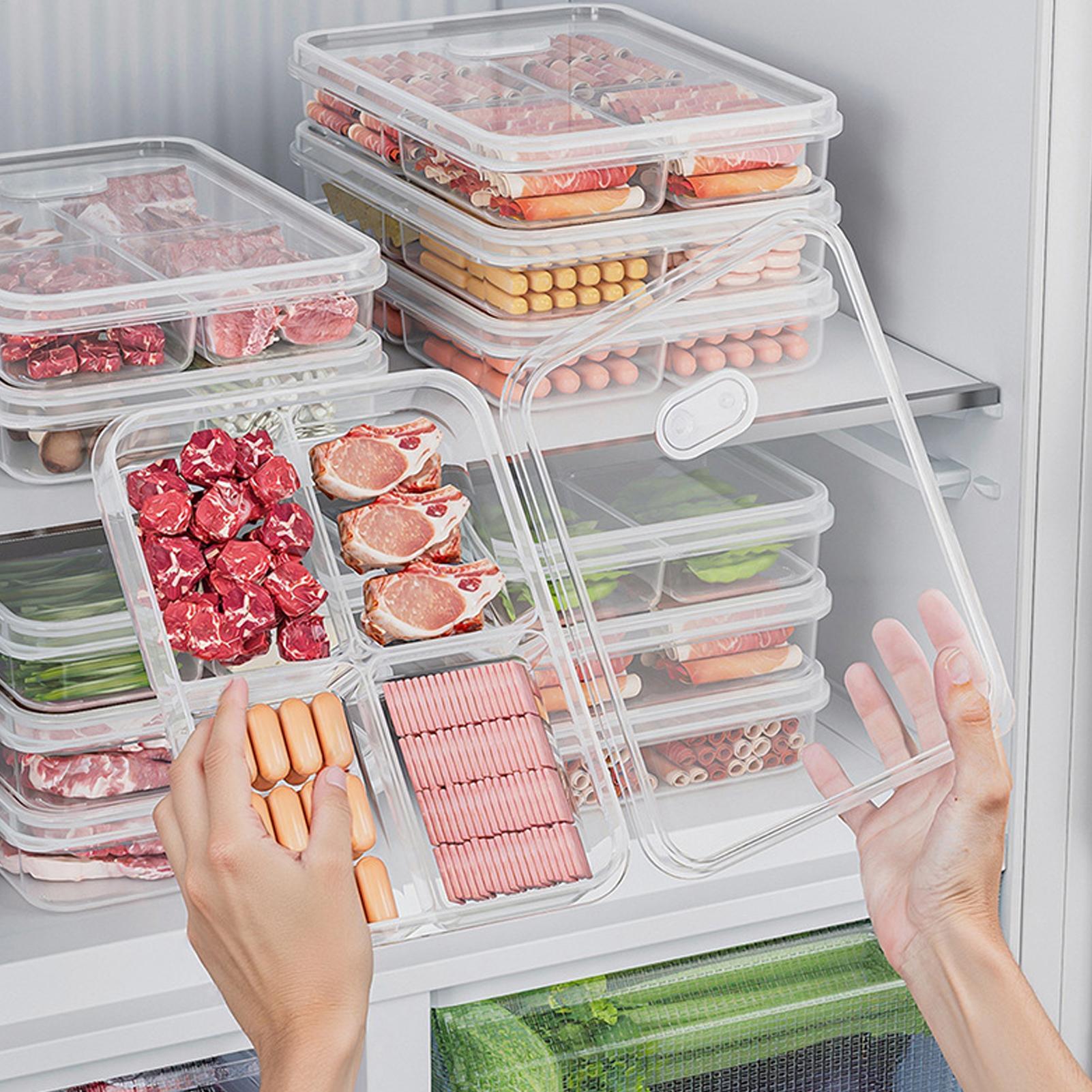 1PC 냉장고 보관 상자 고기 야채 신선 유지 보관 상 - Kitchen Baking Tins 리뷰 및 가격