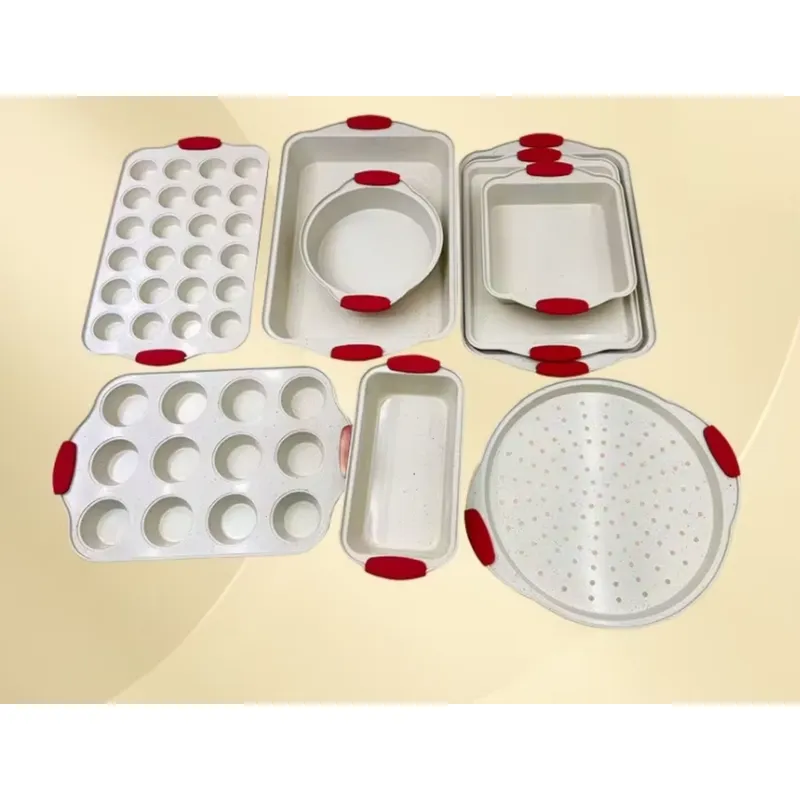 9종 재사용 가능 베이킹 몰드 세트 논스틱 직사각형 빵 - Kitchen Baking Tray Set 리뷰 및 가격