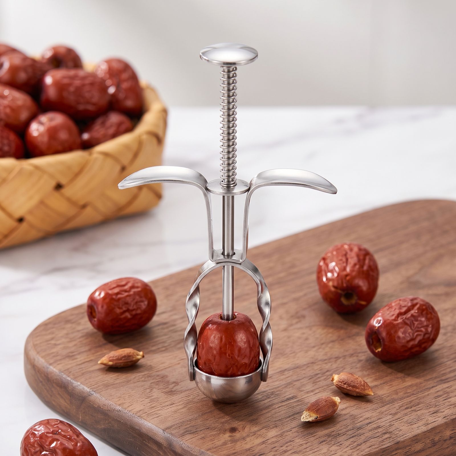 스테인리스 스틸 대추 씨 제거 도구 베이킹, 요리 및  - Kitchen Baking Gadgets 리뷰 및 가격