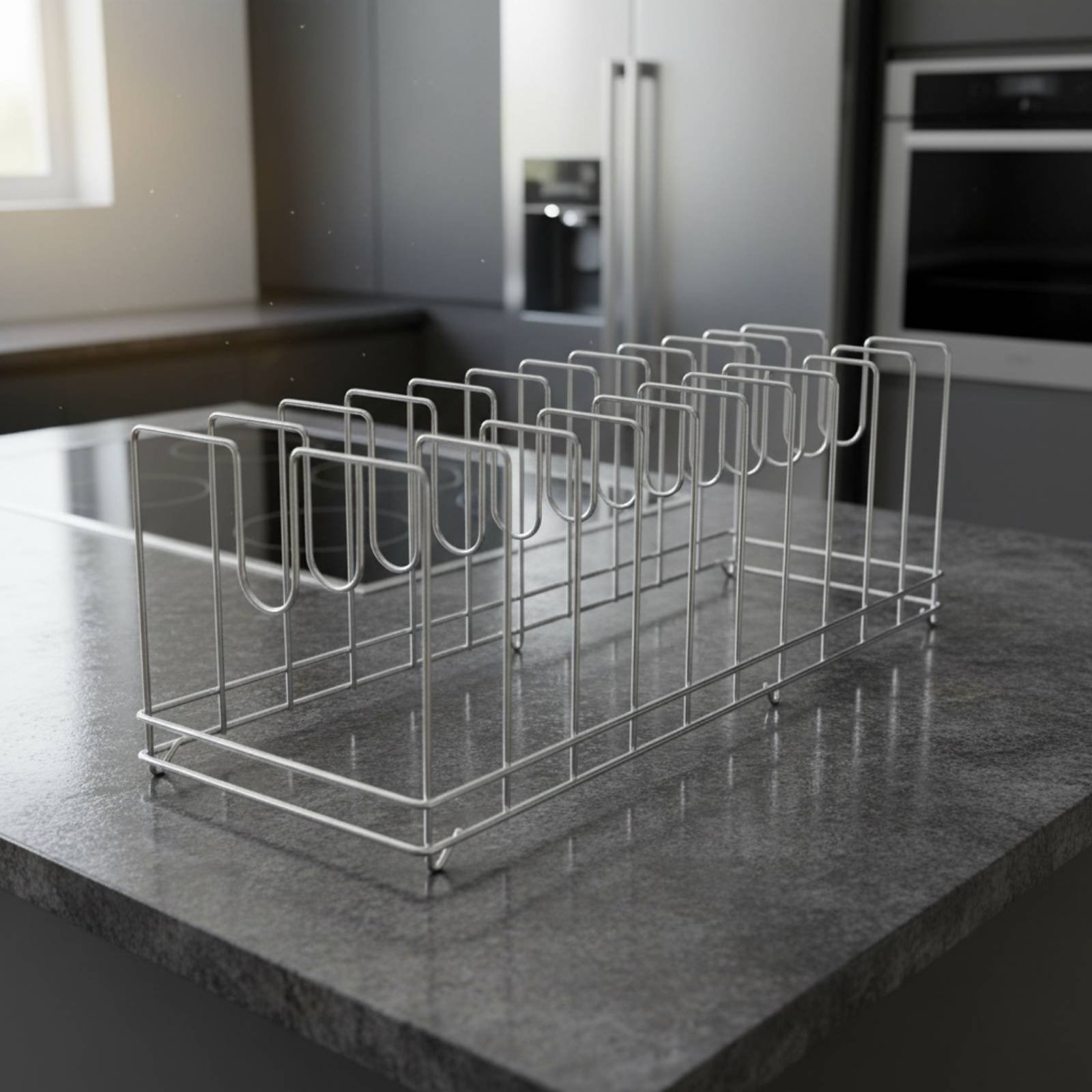 피자팬 랙 공간 절약 베이킹 트레이 홀더 냄비 뚜껑 스 - Kitchen Baking Tray Rack 리뷰 및 가격