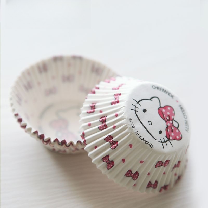 헬로 키티 프린트 컵케이크 라이너 귀여운 만화 베이킹  - Kitchen Baking Paper 리뷰 및 가격