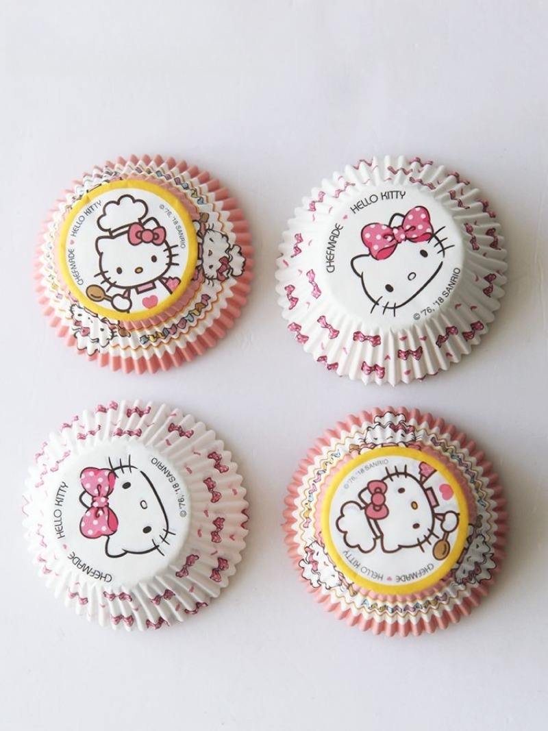 헬로 키티 프린트 컵케이크 라이너 귀여운 만화 베이킹  - Kitchen Baking Paper 리뷰 및 가격