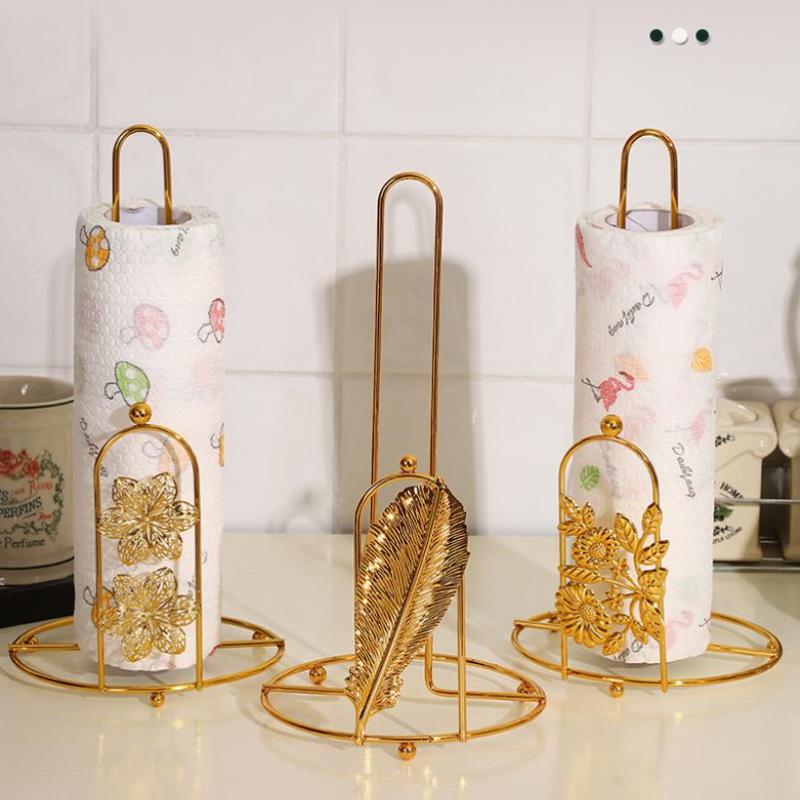 # @레트로 아이언 트리 페이퍼 타월 골드 프리 스탠딩 - Kitchen Baking Paper Holder 리뷰 및 가격