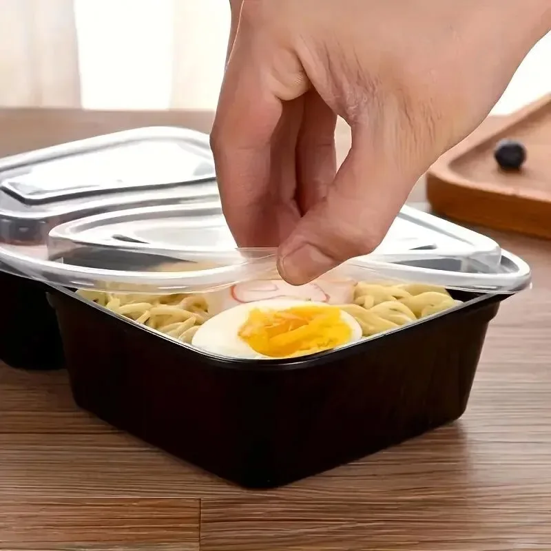 10 세트 뚜껑이 있는 일회용 식품 상자 전자레인지 식 - Kitchen Baking Tins 리뷰 및 가격